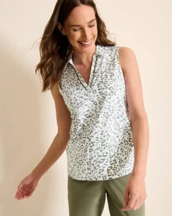 Aubrey Leopard Leisure IslandZone® Polo