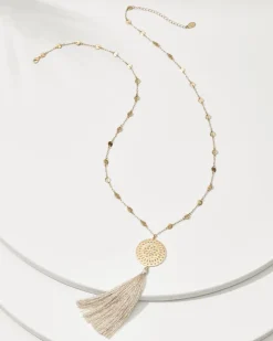 Madeira Tassel Pendant Necklace