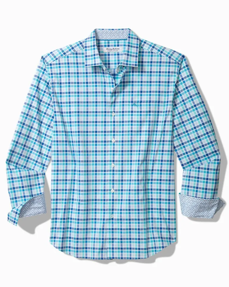 Sarasota Stretch St. Kitts Check IslandZone® Shirt