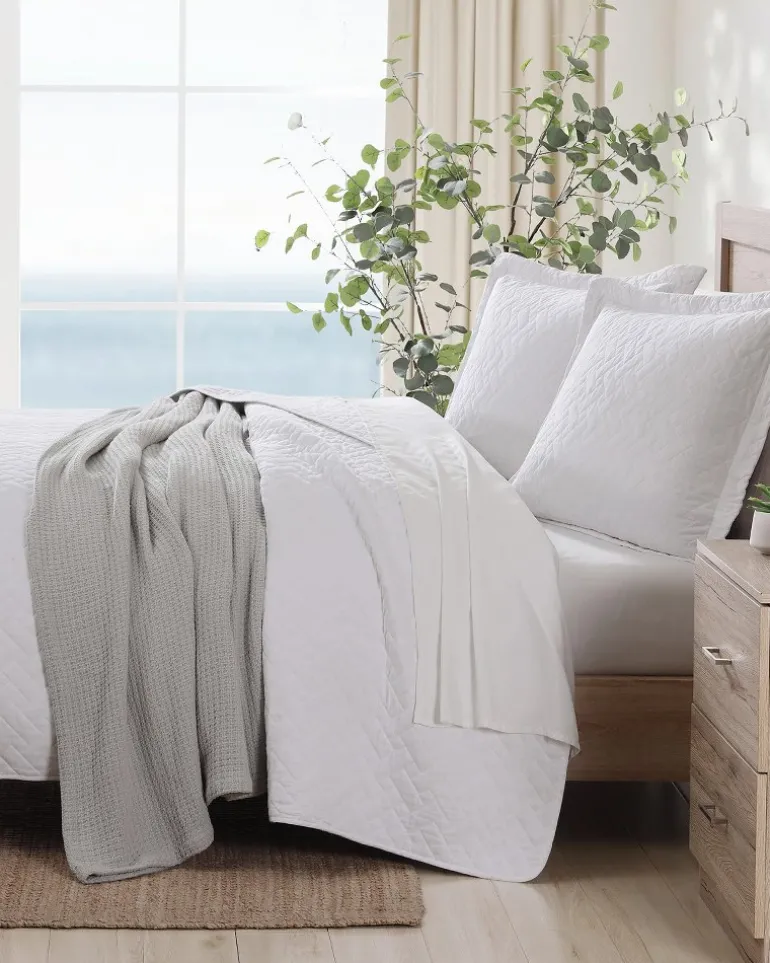 Solid King Quilt/Sham Set