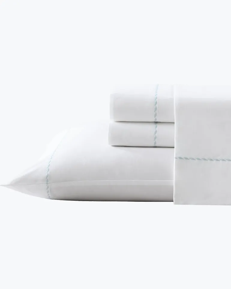 Solid 4-Piece Queen Sheet Set - Blue
